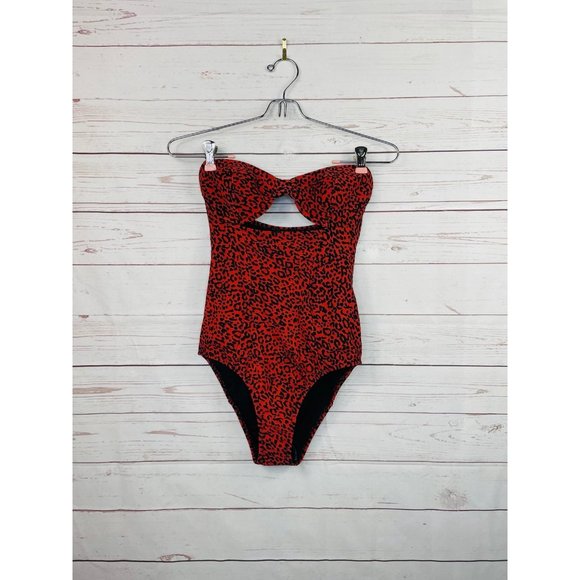 Volcom Leopard One Piece Swimsuit Size Small NWOT - Picture 2 of 7